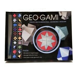GEO-GAMI Origami Book Set with Origami Paper | Create Geometric Crafts 2005